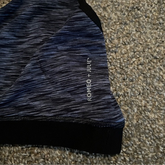 Romeo & Juliet Women's Blue Sports Bra size M no padding - Picture 3 of 4